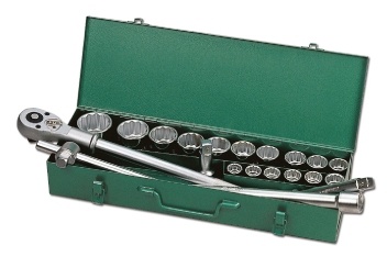 21Pcs 3/4 Dr. SAE Socket Set