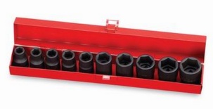 10Pcs 1/2 Impact Socket Set