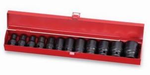 12Pcs 1/2 Impact Socket Set