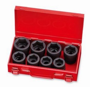 8Pcs 3/4 Impact Socket Set