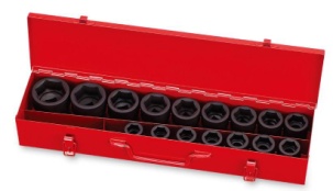 16Pcs 3/4 Impact Socket Set