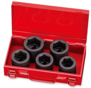 5Pcs 1 Impact Socket Set