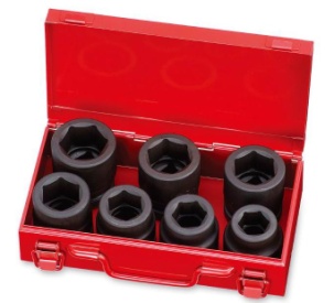 7Pcs 1 Impact Socket Set