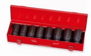 8Pcs 3/4 Impact Deep Socket Set